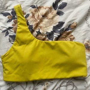 Versatile swim too crop top